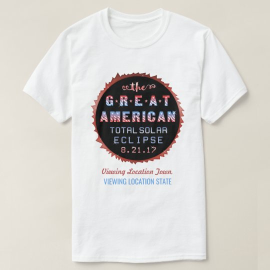 Große amerikanische GesamtSonnenfinsternis am 21. T-Shirt