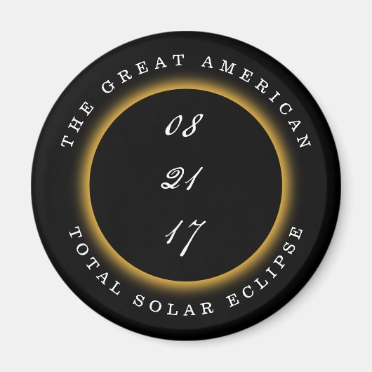 Große amerikanische Solaranlage 2017 Magnet (Vorne)