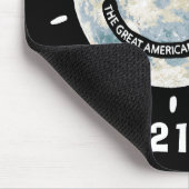 Große amerikanische Sonnenfinsternis war ich dort Mousepad (Ecke)