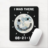 Große amerikanische Sonnenfinsternis war ich dort Mousepad (Mit Mouse)