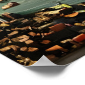 Große amerikanische Stadt | AI Art Poster (Ecke)