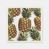 große Ananas (BGC transparent) Serviette (Vorderseite)