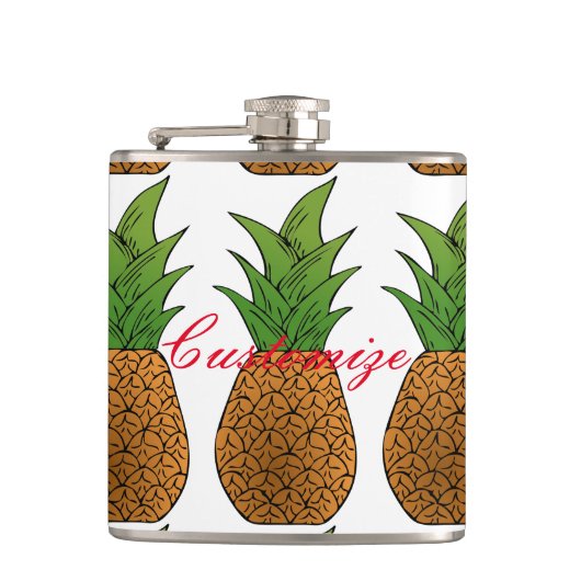 große Ananas Thunder_Cove Flachmann (Vorderseite)