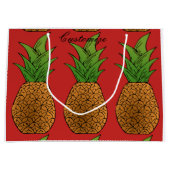 große Ananas Thunder_Cove Geschenktüte (Vorderseite)
