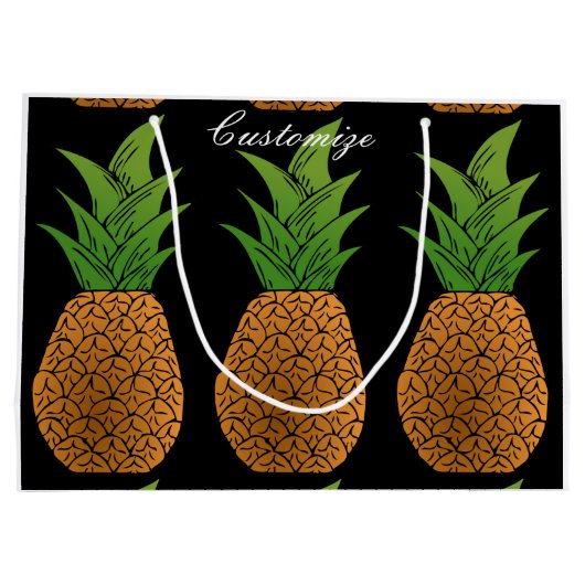 große Ananas Thunder_Cove Geschenktüte (Rückseite)
