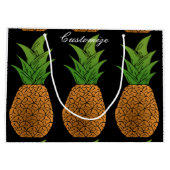 große Ananas Thunder_Cove Große Geschenktüte (Rückseite)