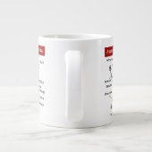 Große Anatomie von Jiu Jitsu Einsendungen Funny Jumbo-Tasse (Rückseite)