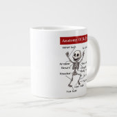 Große Anatomie von Jiu Jitsu Einsendungen Funny Jumbo-Tasse (Vorderseite Rechts)