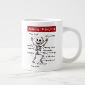 Große Anatomie von Jiu Jitsu Einsendungen Funny Jumbo-Tasse (Rechts)