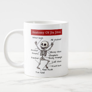 Große Anatomie von Jiu Jitsu Einsendungen Funny Jumbo-Tasse