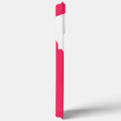 Große Anfangsphase | Moderne Typografie | Rosa Case-Mate iPhone Hülle (Rückseite / Rechts)