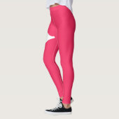 Große Anfangsphase | Moderne Typografie | Rosa Leggings (Links)