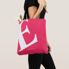 Große Anfangsphase | Moderne Typografie | Rosa Tasche