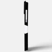 Große Anfangsphase | Moderne Typografie | Schwarz Case-Mate iPhone Hülle (Rückseite / Links)