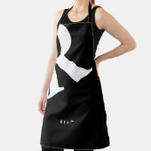 Große Anfangsphase | Moderne Typografie | Schwarz Schürze (InSitu)