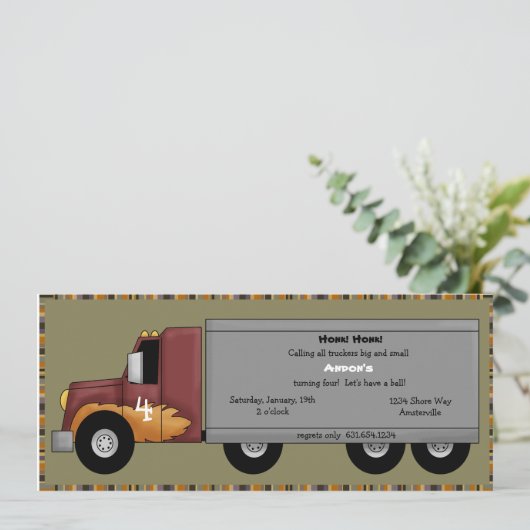 Große Anlage-Einladung Einladung (Stehend Vorderseite)