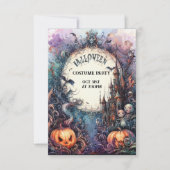 Große Ansammlung: maßgeschneiderte Halloween-Einla Einladung (Vorderseite)