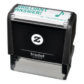 "GROSSE ANTWORT!" Bestätigung Rubber-Briefmarke Permastempel (Produkt)