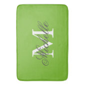 Große apfelgrüne Badmatte mit schickem Badematte (Vorderseite Vertikal)