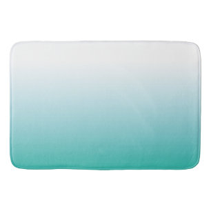 GROSSE AQUA-BAD-MATTE DES TÜRKIS-OMBRE BADEMATTE