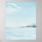 Grosse Aquarellbahn Poster (Vorne)