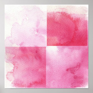 große Aquarellfahnen für Ihren Entwurf Poster