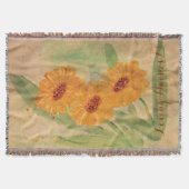 Große Aquarellsäcke Decke (Vorderseite)