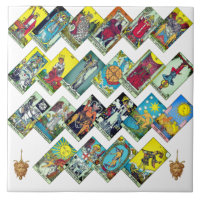 Große Arcana-Tarot-Collage