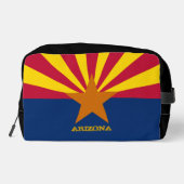 Große Arizona-Tasche, Mode, Arizona-Flagge Waschbeutel (Rückseite)
