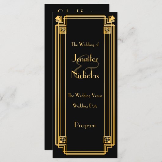 Große Art-Déco-Hochzeitsreise der 1920er Jahre Ins Programm (Vorne/Hinten)