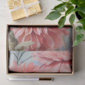 Große ätherische Rosa- und Blütenblumen Dekoupage Seidenpapier (Geschenk)