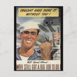 Große Aufgabe 2 des Weltkriegs Postkarte