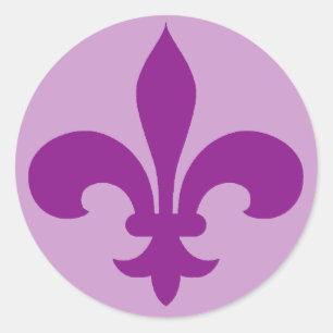 Große Aufkleber für Lila oder violette Lilien