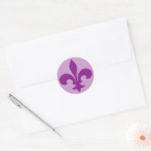 Große Aufkleber für Lila oder violette Lilien (Umschlag)