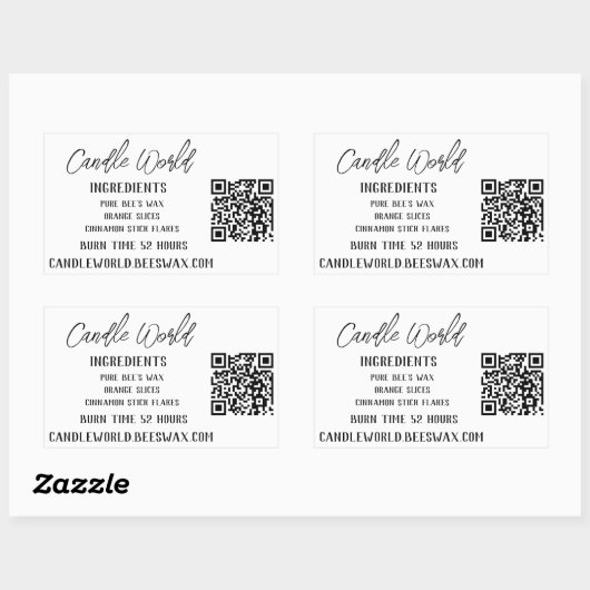 Große Aufkleber - Welt der Bienenwachskandale (Blatt)