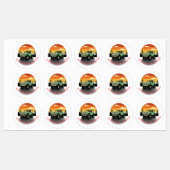 Große Auflaufkleber / wasserdicht Etiketten (Blatt)