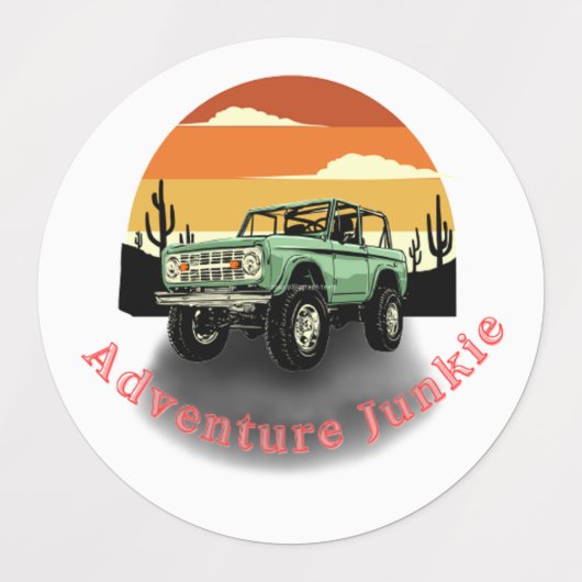 Große Auflaufkleber / wasserdicht Etiketten (Design 3)