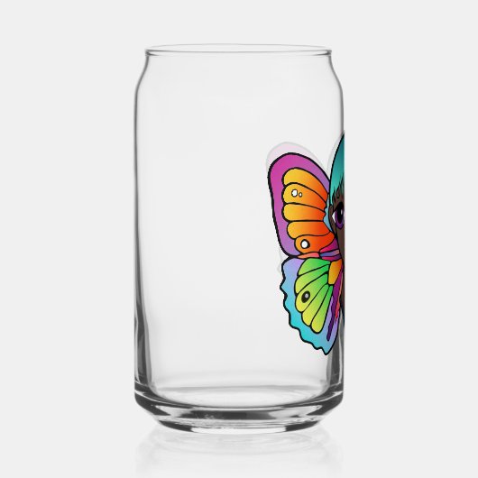 GROSSE AUGEN & BUTTERFLY DOSENGLAS (Rechts)