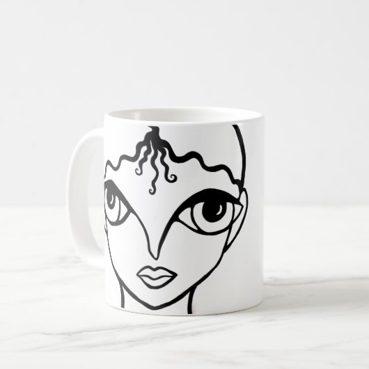 GROSSE AUGEN Tasse (Vorderseite Links)