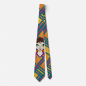 Große Augen und Schmetterlinge Krawatte (Vorderseite)