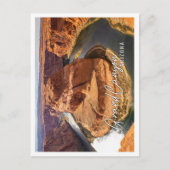 Große Aussicht auf den großen Canyon Nationalpark Postkarte (Vorderseite)