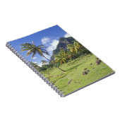 Grosse Aussicht auf den historischen Pfad im Notizblock (Rechte Seite)