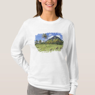 Grosse Aussicht auf den historischen Pfad im T-Shirt