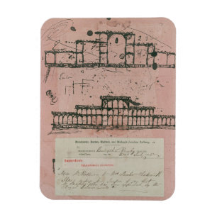 Große Ausstellung, 1851: erste Skizze für die Magnet