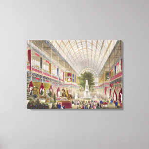 Große Ausstellung, 1851: SüdTransept, von Inter- Leinwanddruck