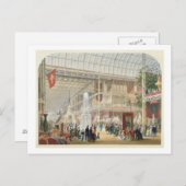 Große Ausstellung, 1851: Zentraler Transept des Cr Postkarte (Vorne/Hinten)