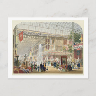 Große Ausstellung, 1851: Zentraler Transept des Cr Postkarte