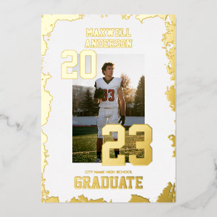 Große Auswahl an Sportveranstaltungen in Weiß und  Folieneinladung