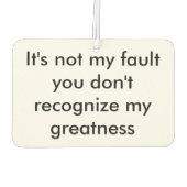 Größe Autolufterfrischer (Rückseite)