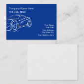 Große AutomobilVisitenkarten Visitenkarte (Vorne/Hinten)